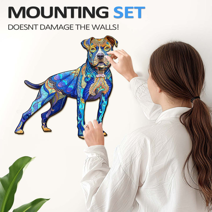 Pitbull Wooden Jigsaw Puzzle