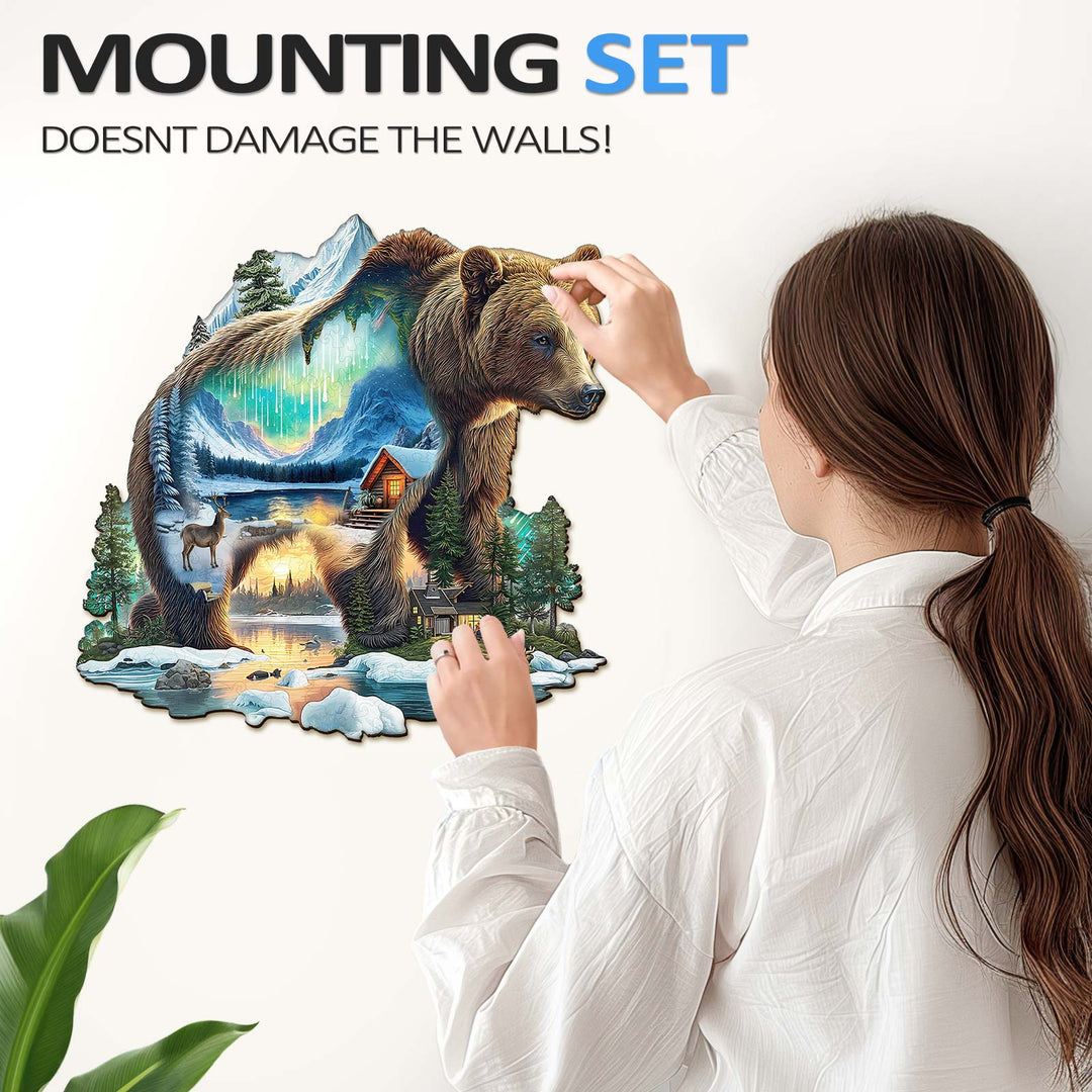 Aurora Bear Wooden Jigsaw Puzzle