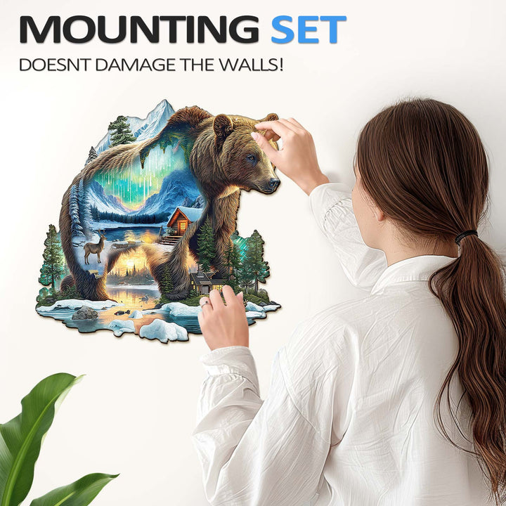 Aurora Bear Wooden Jigsaw Puzzle