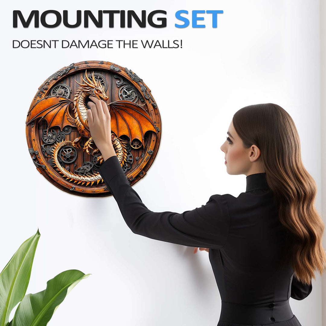 3D Mechanischer Drache-1 Holzpuzzle