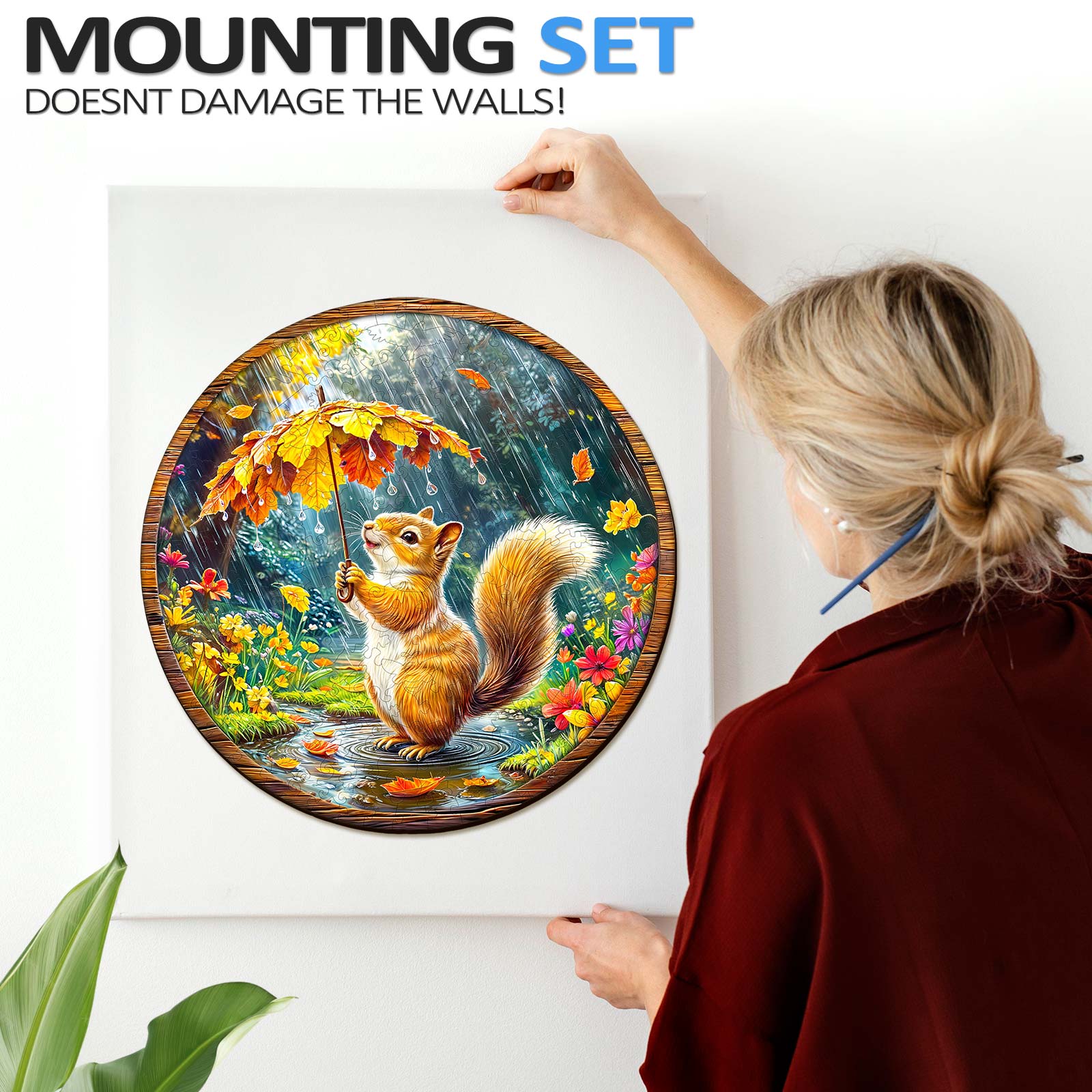 Squirrel Dreams Wooden Jigsaw Puzzle