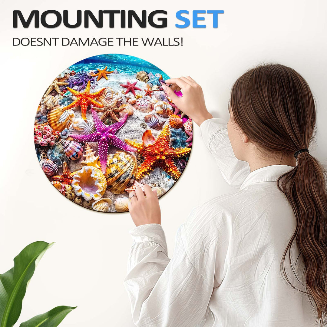 Puzzle en bois étoile de mer