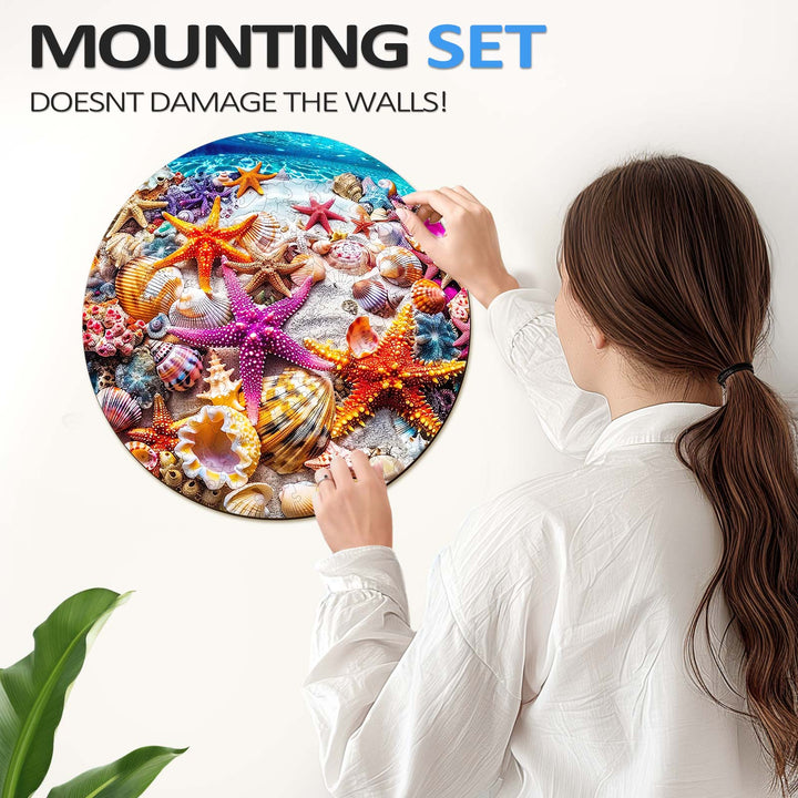 Puzzle en bois étoile de mer