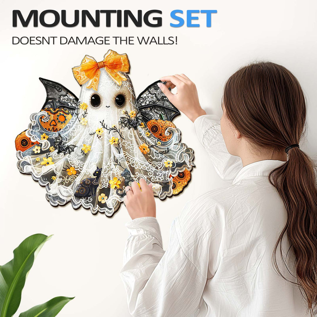 Little Miss Ghost Wooden Jigsaw Puzzle