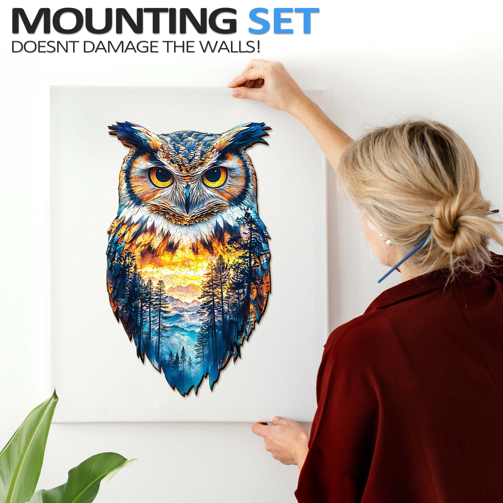 Forest Owl Wooden Jigsaw Puzzle