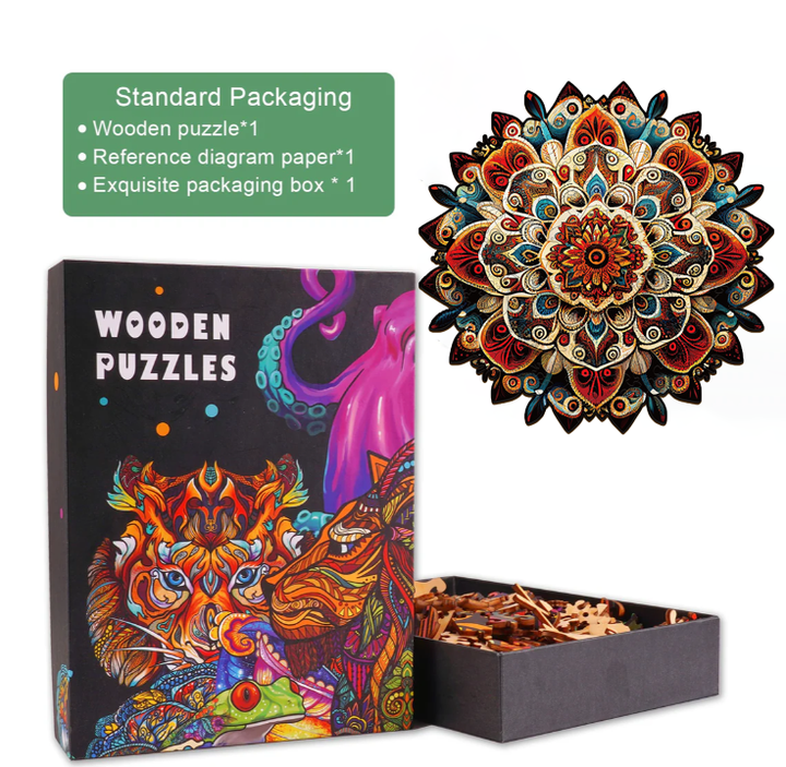 Mandala-6 Wooden Jigsaw Puzzle