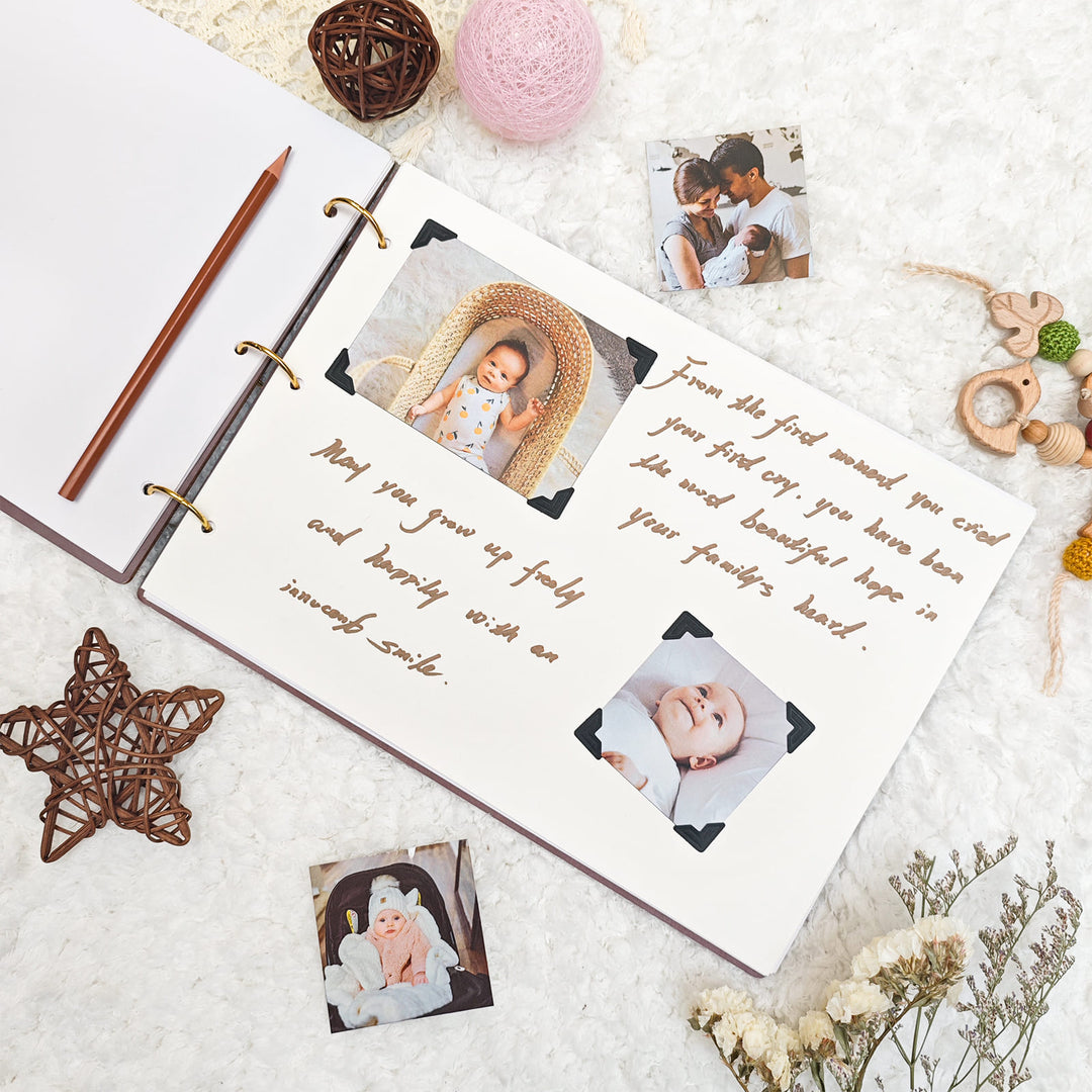 Personalized Baby Photo Album - Baby Memory Book