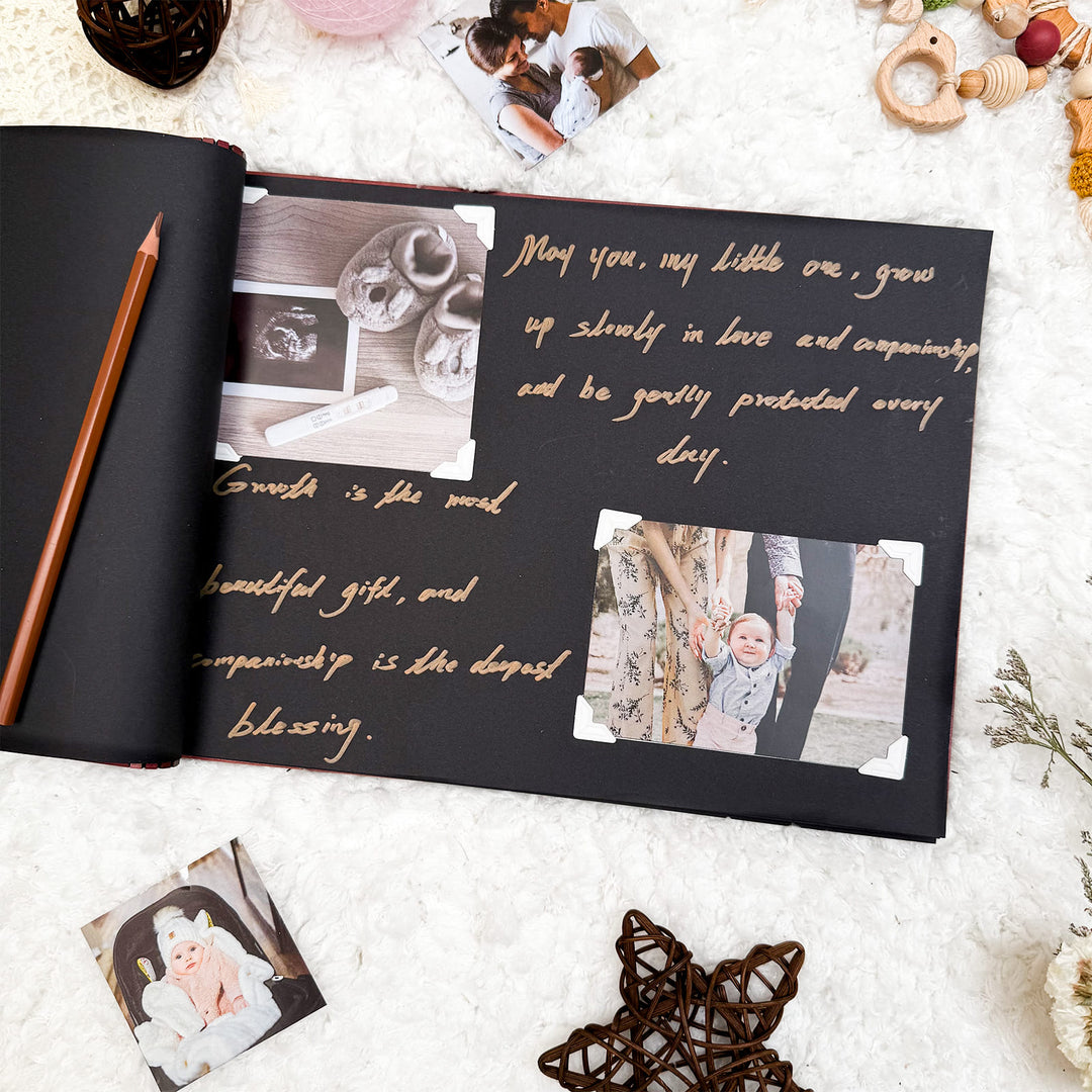 Personalized Baby Photo Album - Custom First Year Photo Album