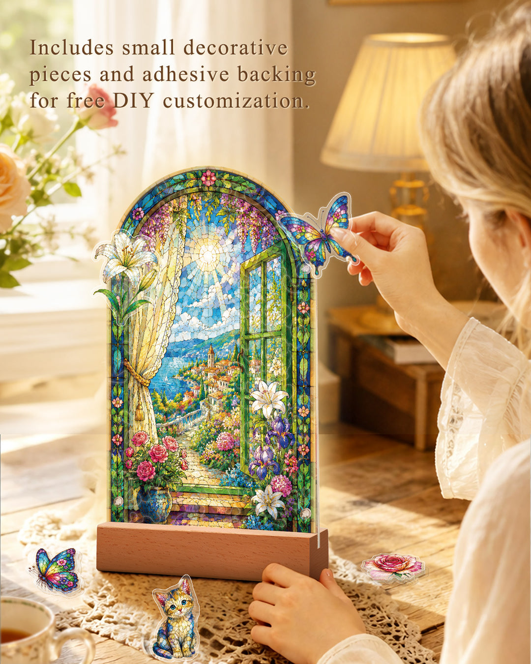 Acrylic Puzzle Landscape Light-Seaside Scenery