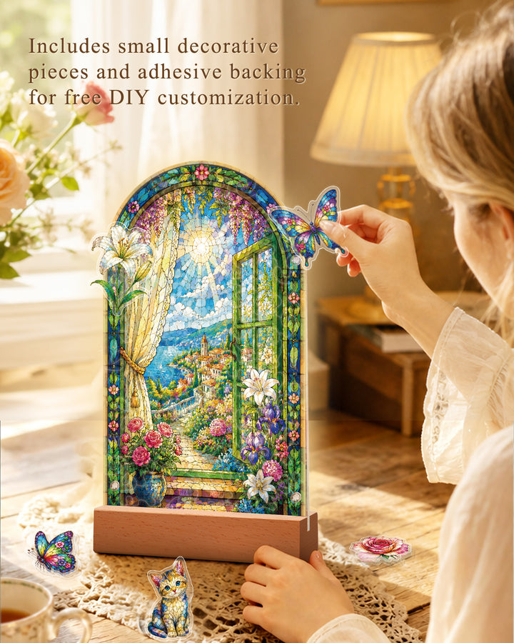 Acrylic Puzzle Landscape Light-Seaside Scenery
