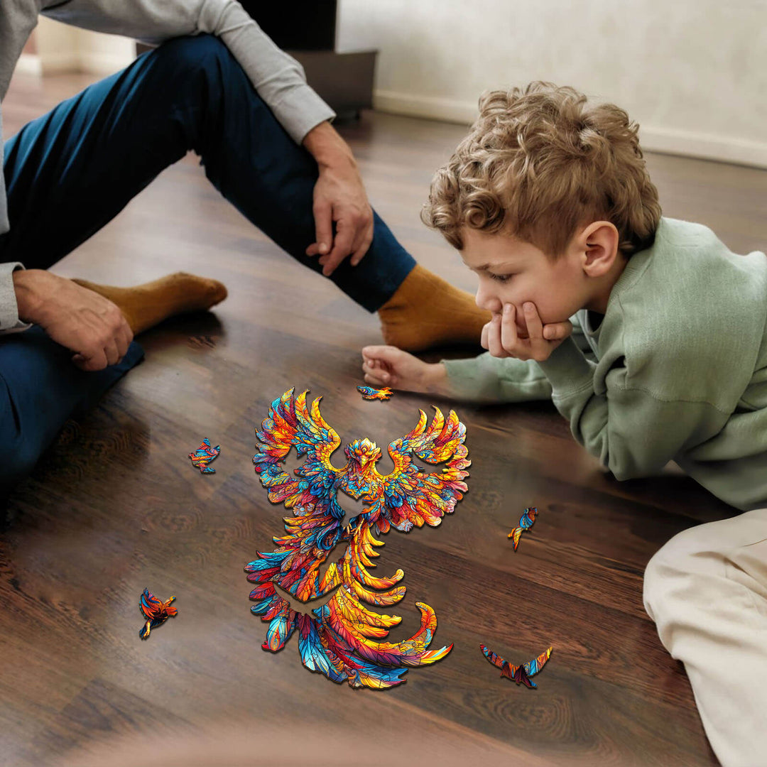 Flameborn  Wooden Jigsaw Puzzle