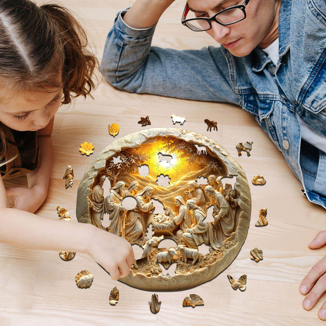 Savior comes Wooden Jigsaw Puzzle