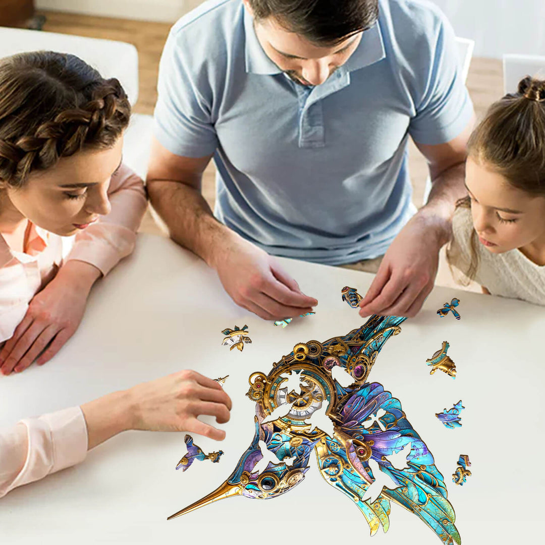 3D Mechanical Hummingbird Wooden Jigsaw Puzzle