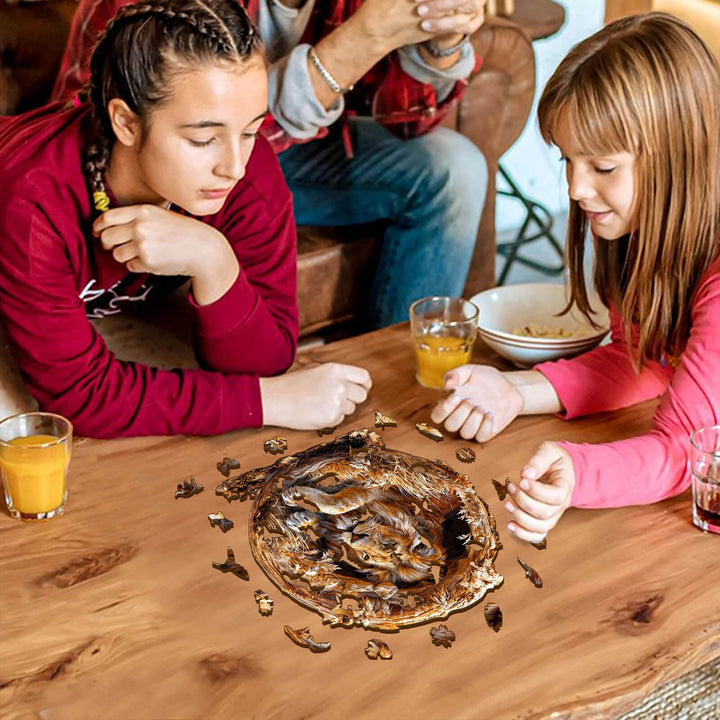 3D Lion Wooden Jigsaw Puzzle