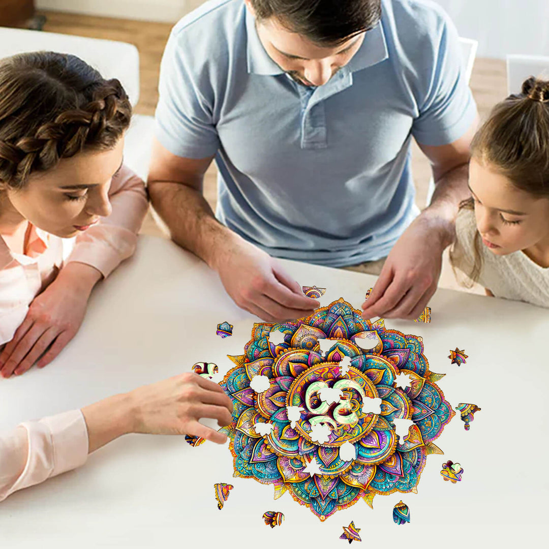 3D Mandala Wooden Jigsaw Puzzle