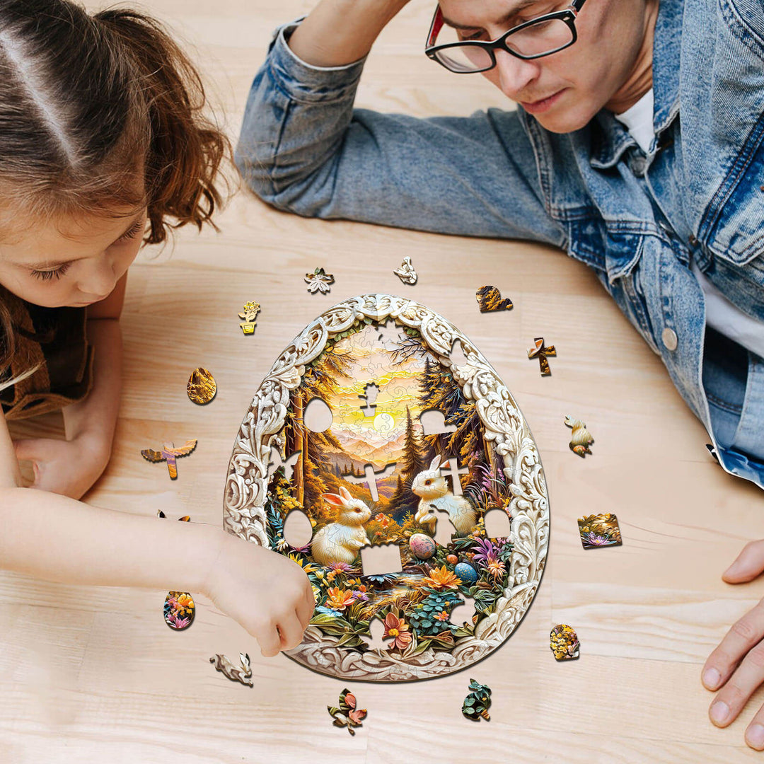 Wonderland Easter-4 Wooden Jigsaw Puzzle