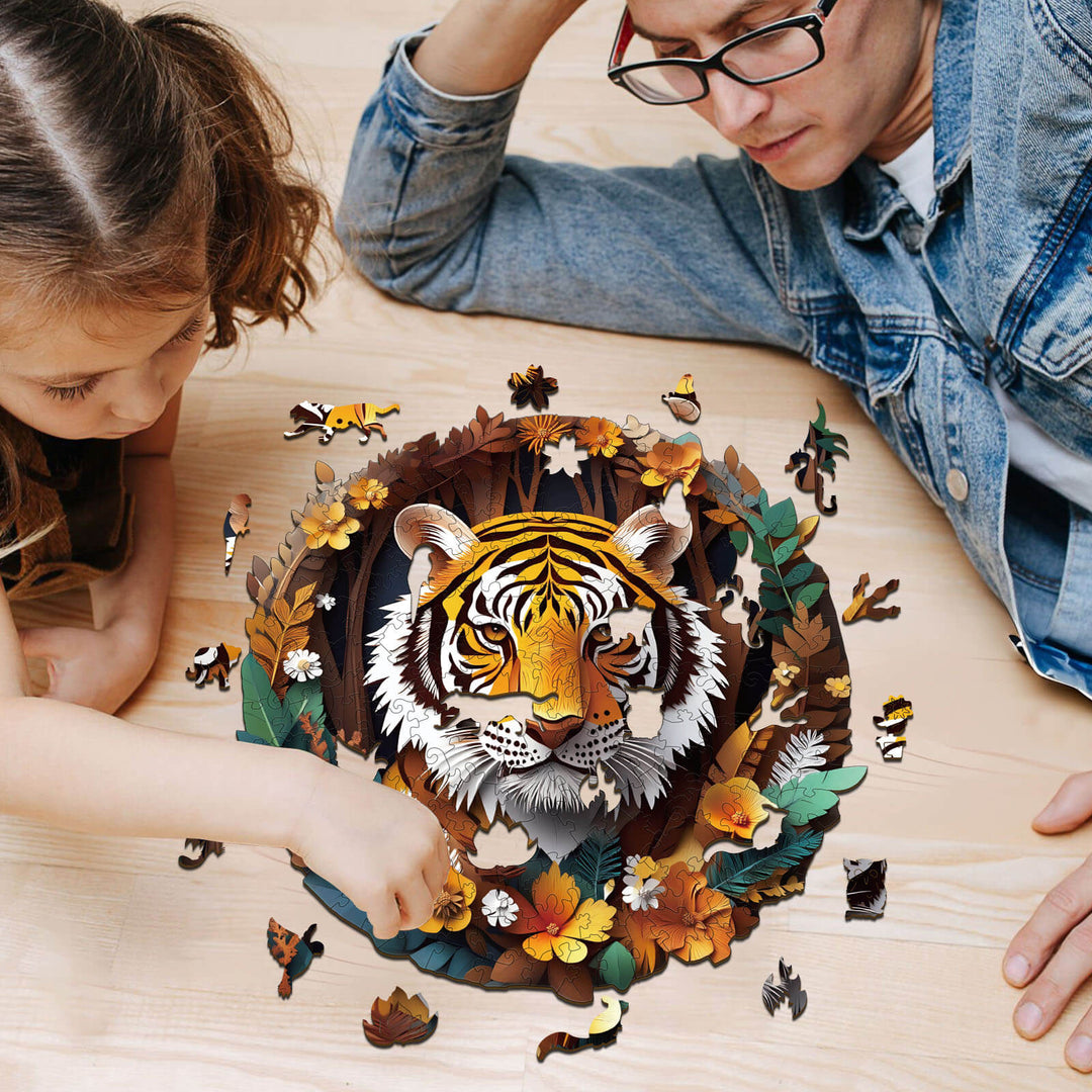 3D Heart of the Jungle Wooden Jigsaw Puzzle