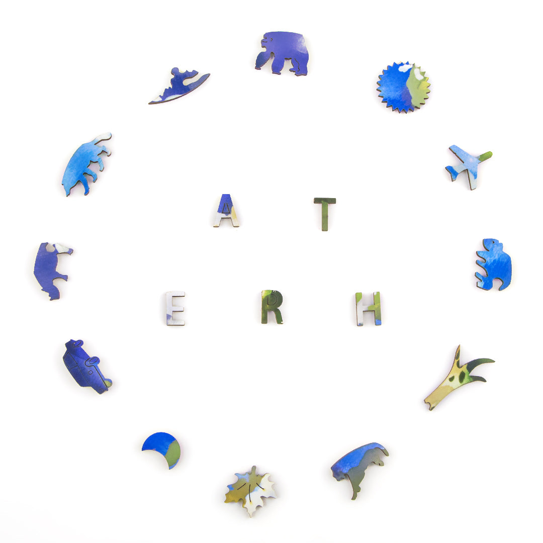 Space Planet Wooden Jigsaw Puzzle
