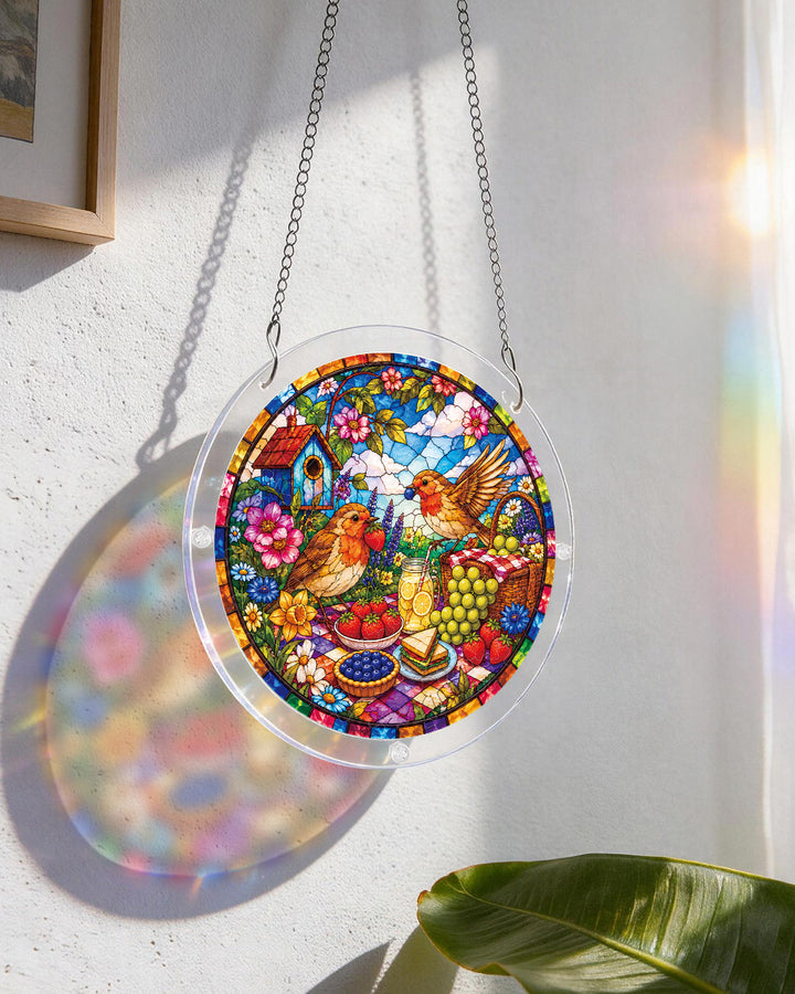 Acrylic Jigsaw Puzzle Suncatcher - Country Harvest