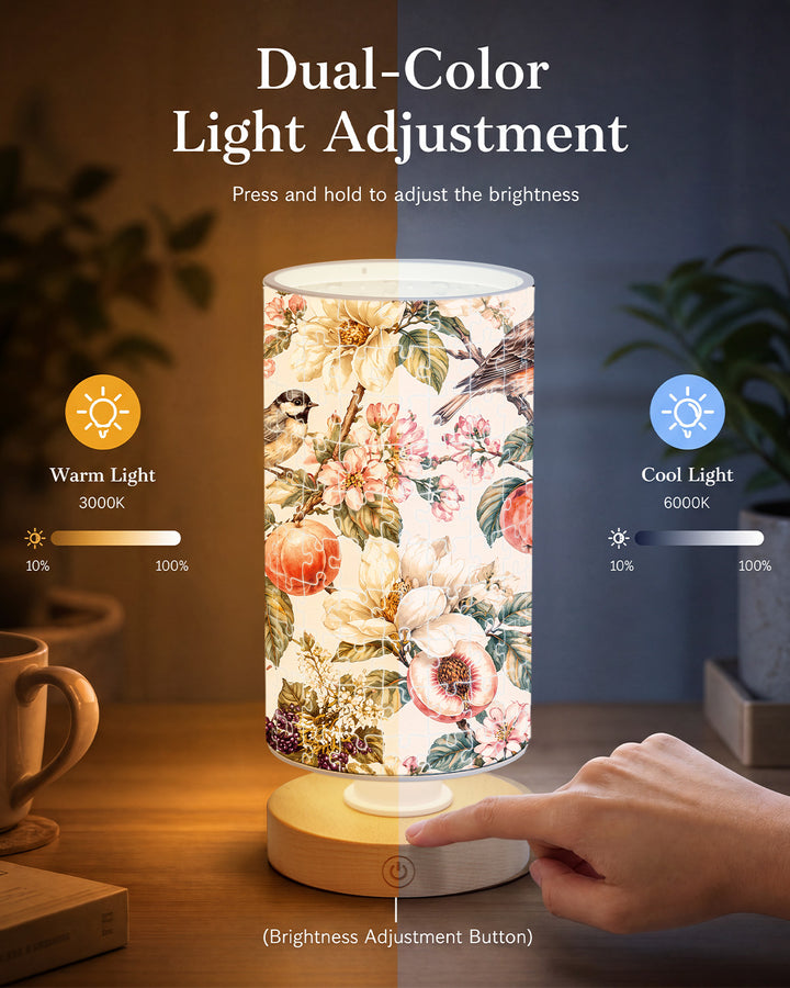 DIY Dimmable Acrylic Puzzle Lamp -Harvest Garden Birds