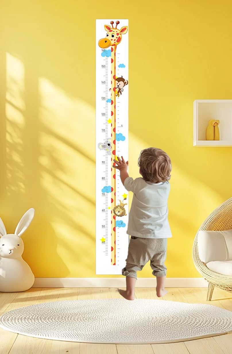 Personalized Wooden Giraffe Growth Chart Height Ruler Clearance Sale