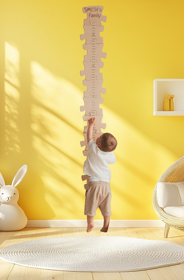Personalized Wooden Puzzles Growth Chart Wall Decor