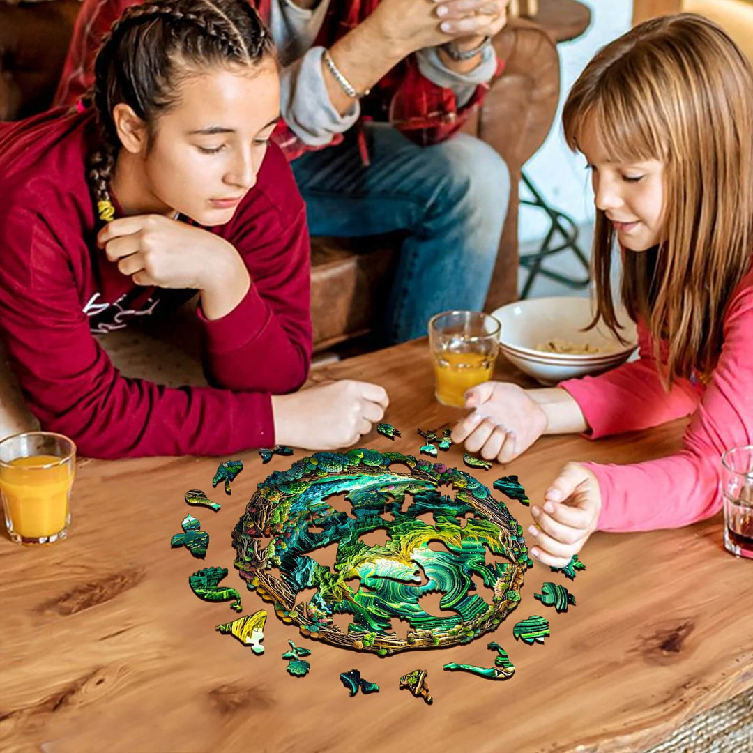 Puzzle en bois Aurora-2 3D