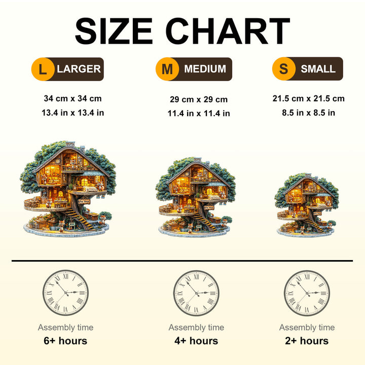 Fox House Wooden Jigsaw Puzzle