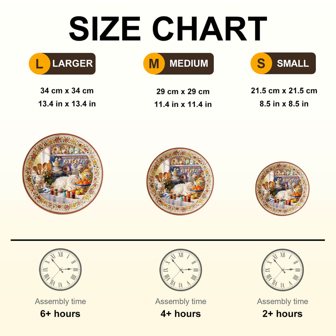 Sunlit Kitchen Wooden Jigsaw Puzzle