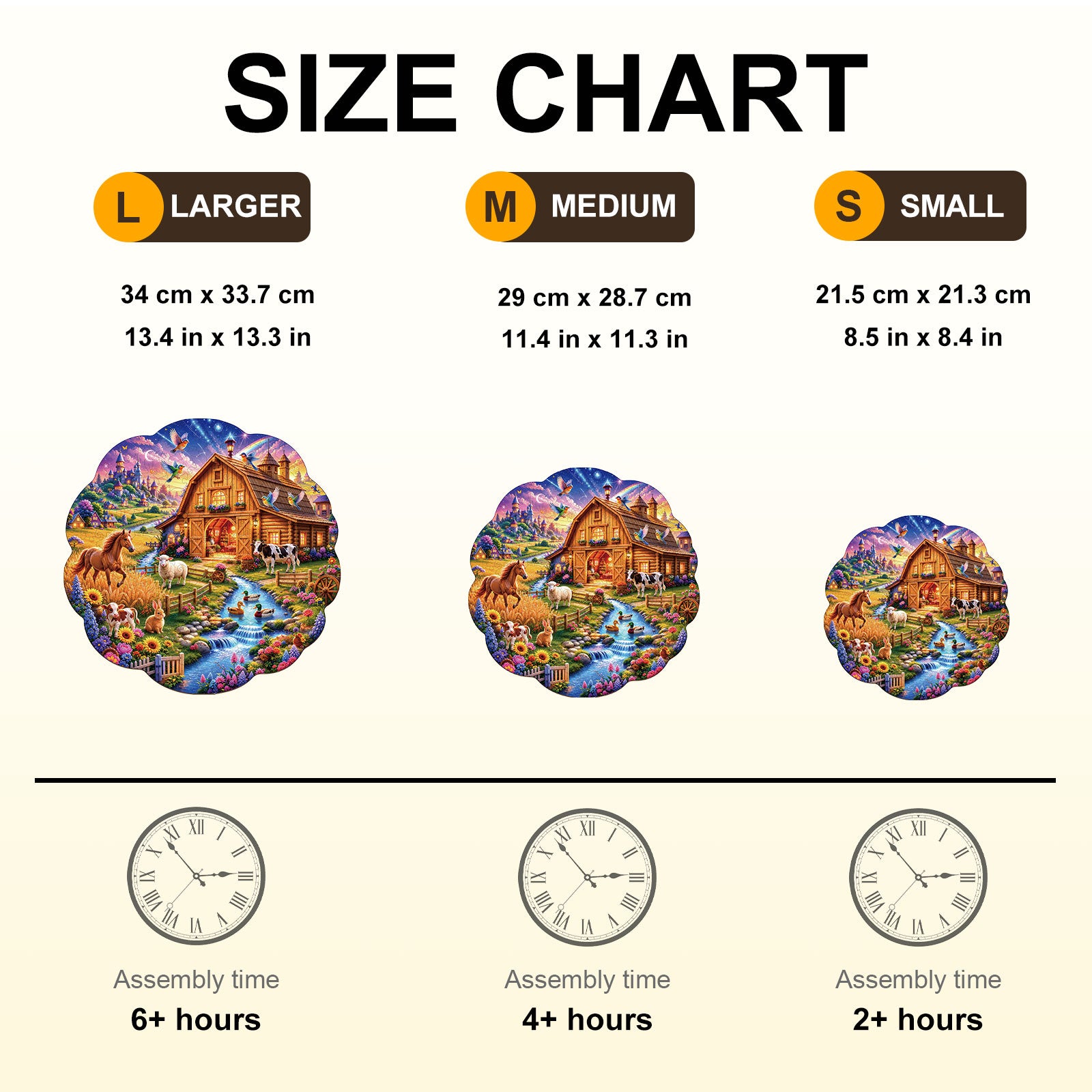 Puzzle en bois Prairie magique