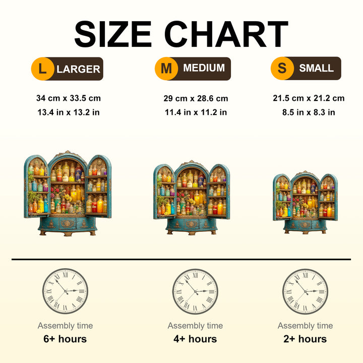 Magic Cabinet Wooden Jigsaw Puzzle