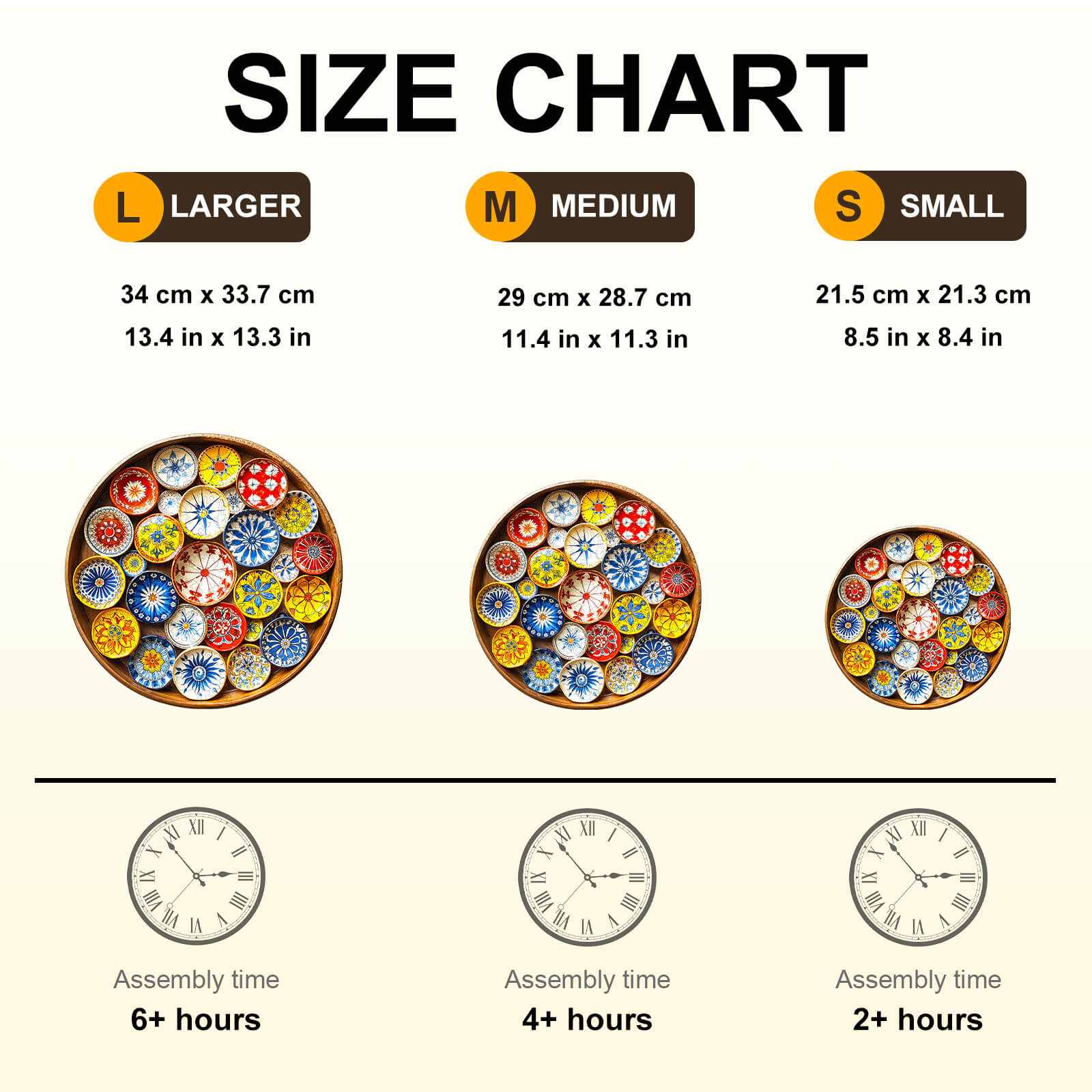 Puzzle en bois de carreaux andalous – Espagne