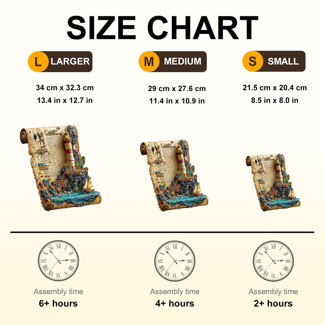 Lighthouse Tale Wooden Jigsaw Puzzle