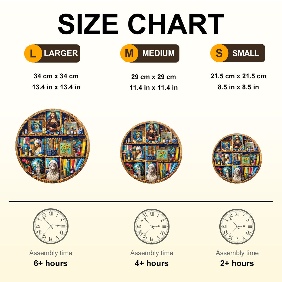 Artist Closet Wooden Jigsaw Puzzle