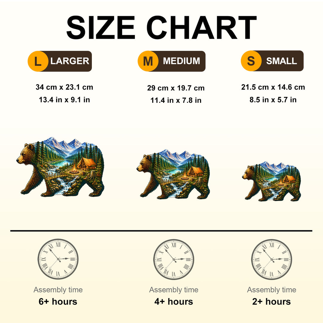 Bear Valley  Wooden Jigsaw Puzzle
