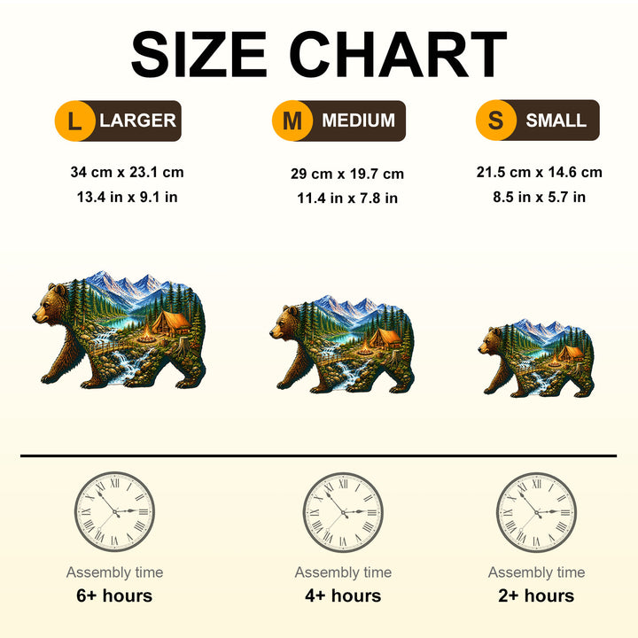 Bear Valley  Wooden Jigsaw Puzzle