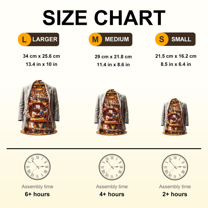 Blissful Wardrobe Wooden Jigsaw Puzzle