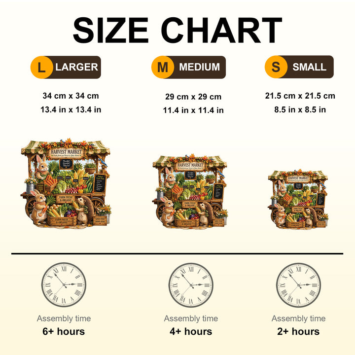 Fresh Market Wooden Jigsaw Puzzle