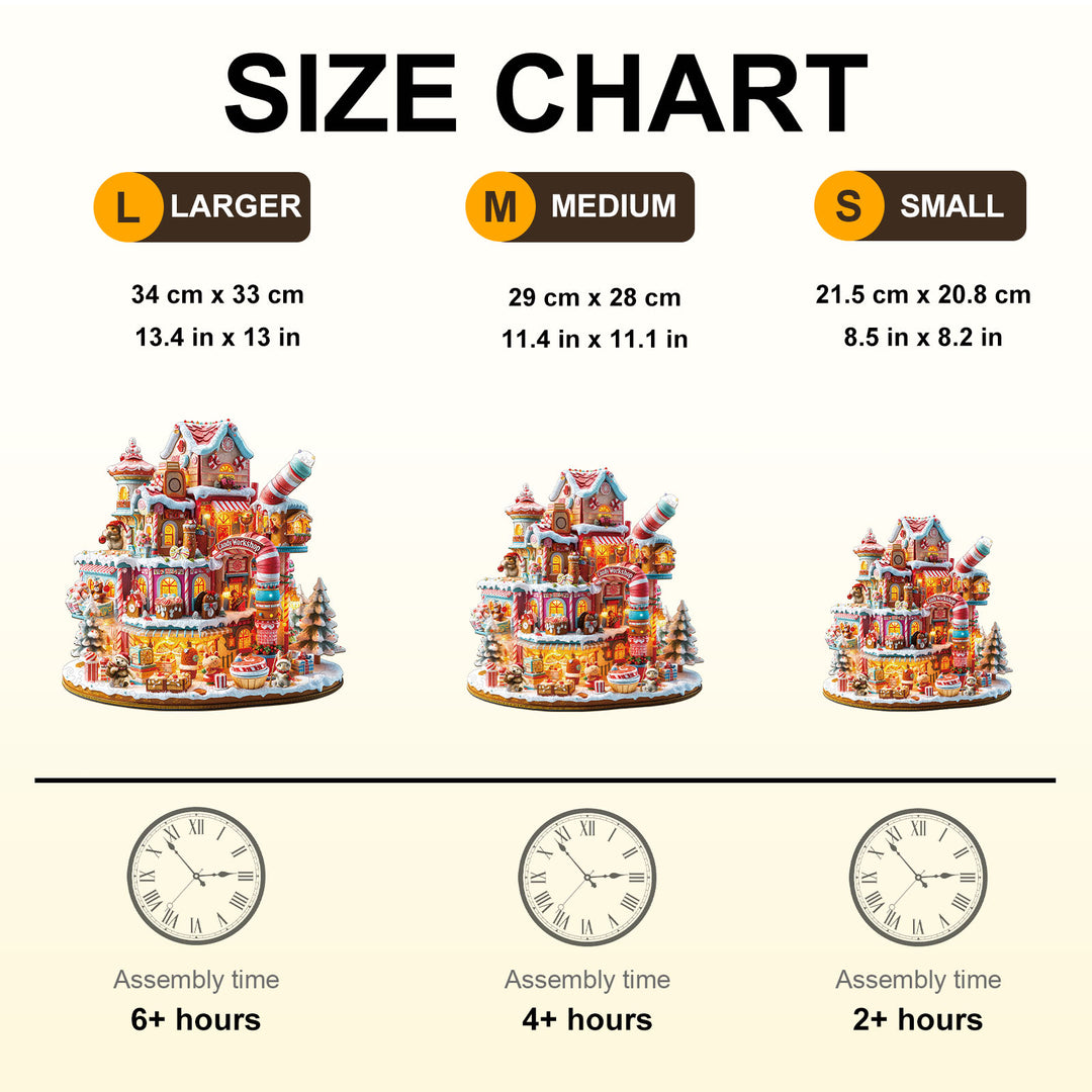Candy Workshop Wooden Jigsaw Puzzle
