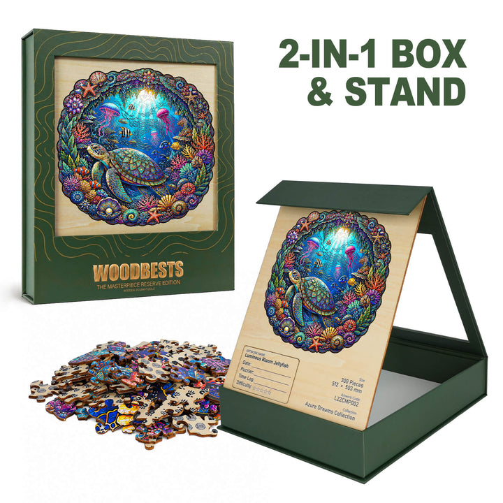 Sunlit Abyss Wooden Jigsaw Puzzle