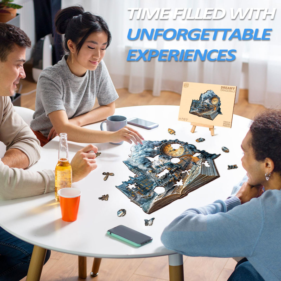 Rompecabezas de Madera Chrono Train