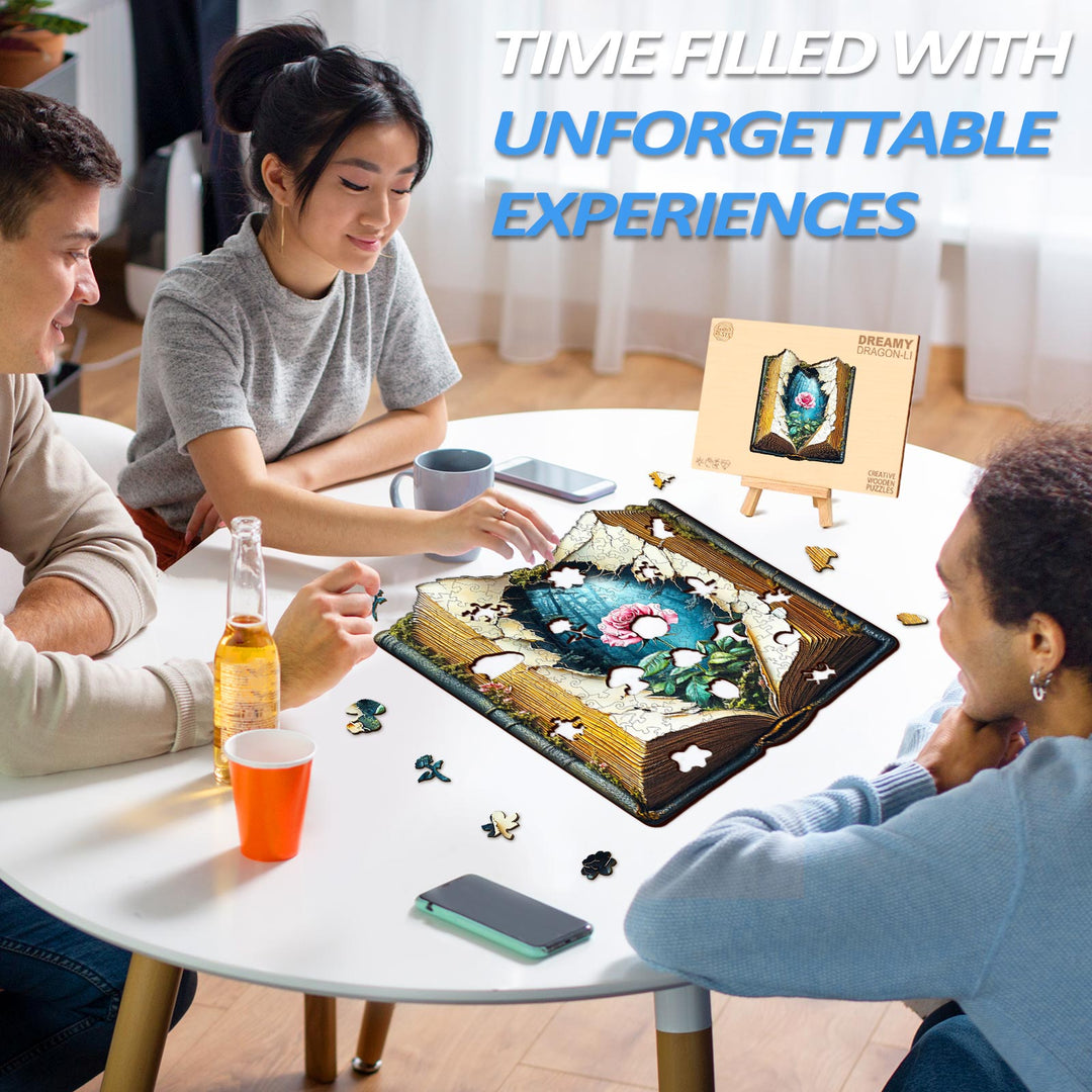 Blühende Geschichte Holzpuzzle