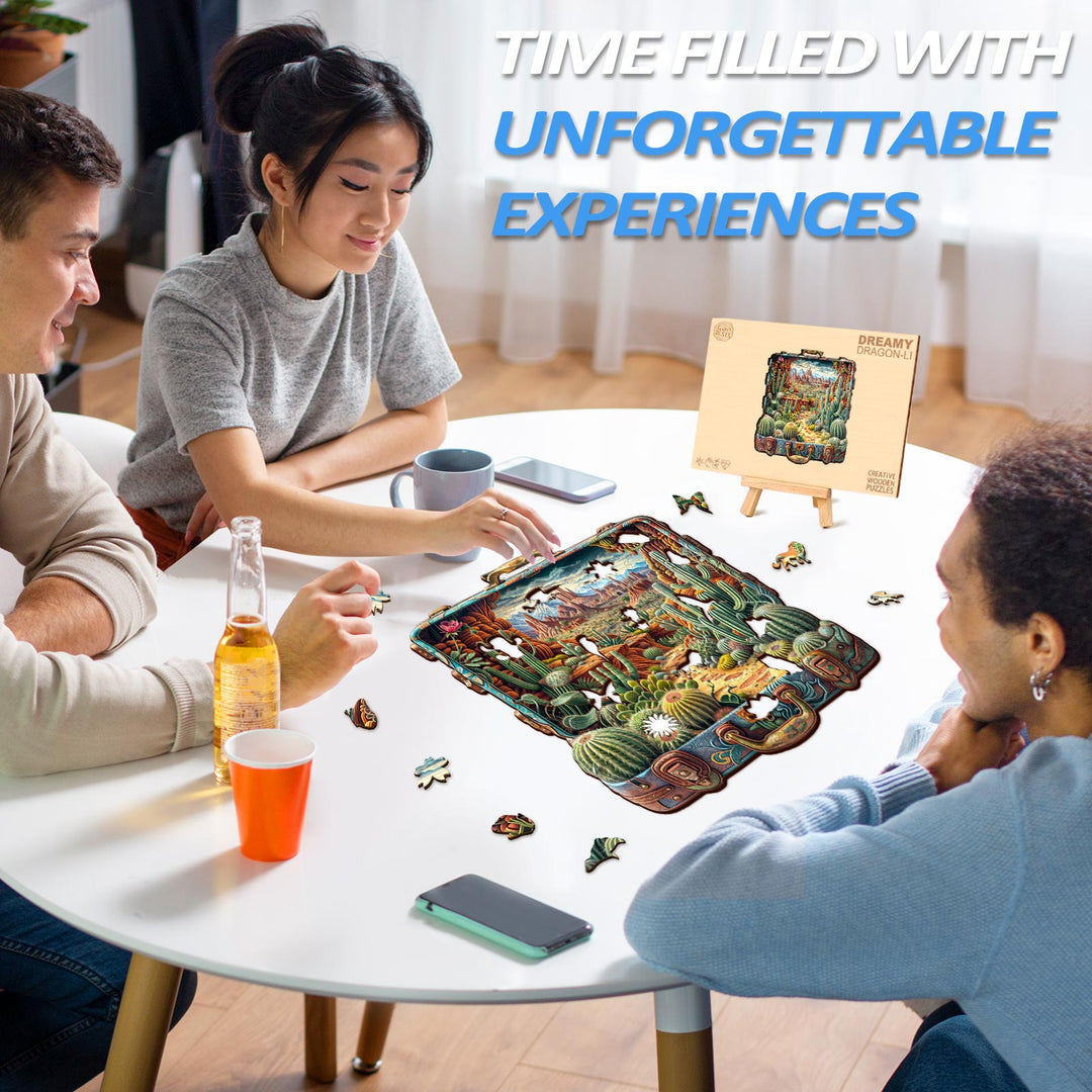 Desert Odyssey-2 Rompecabezas de Madera