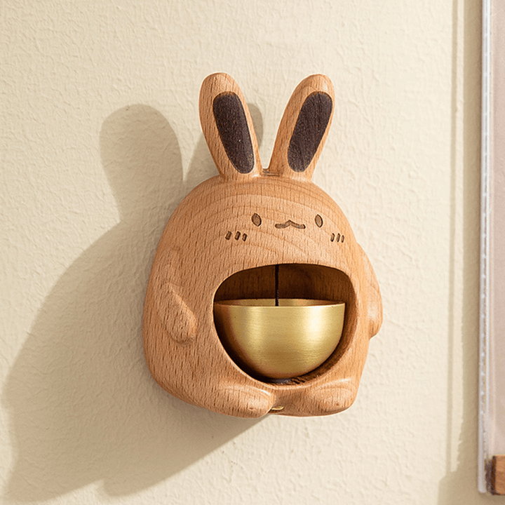 Wooden Rabbit Doorbell