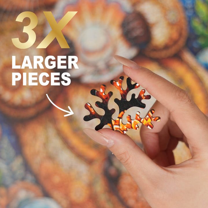 Treasure Keeper Otter Wooden Jigsaw Puzzle