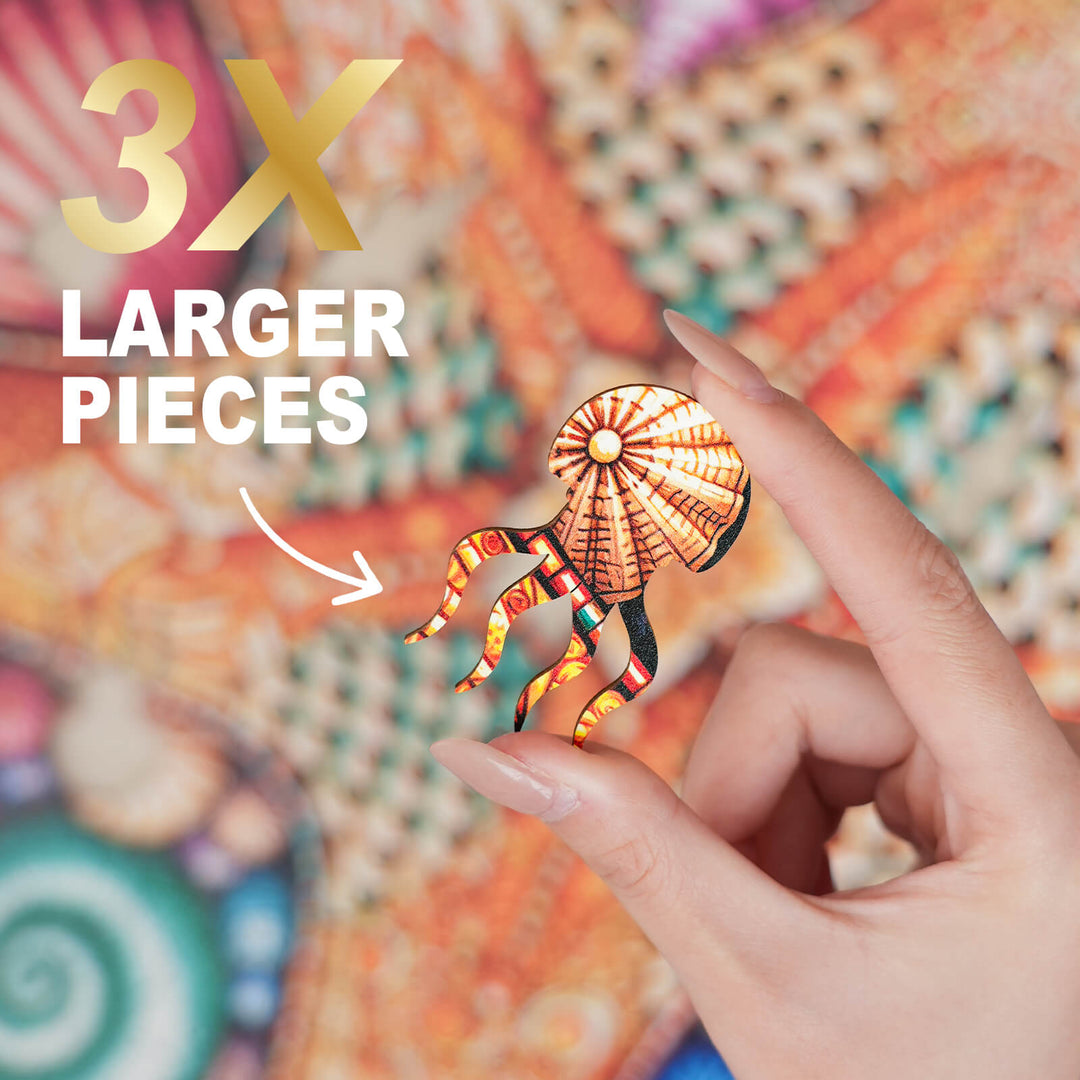 Star of the Reef Starfish Wooden Jigsaw Puzzle
