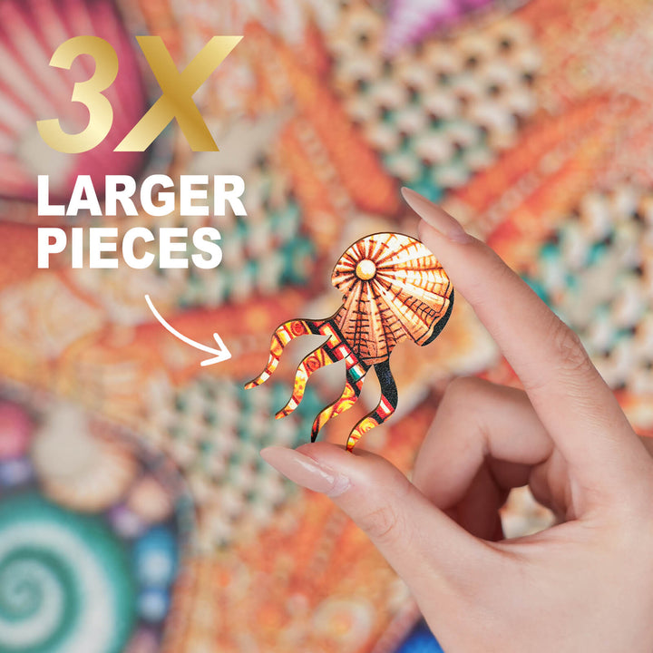 Star of the Reef Starfish Wooden Jigsaw Puzzle