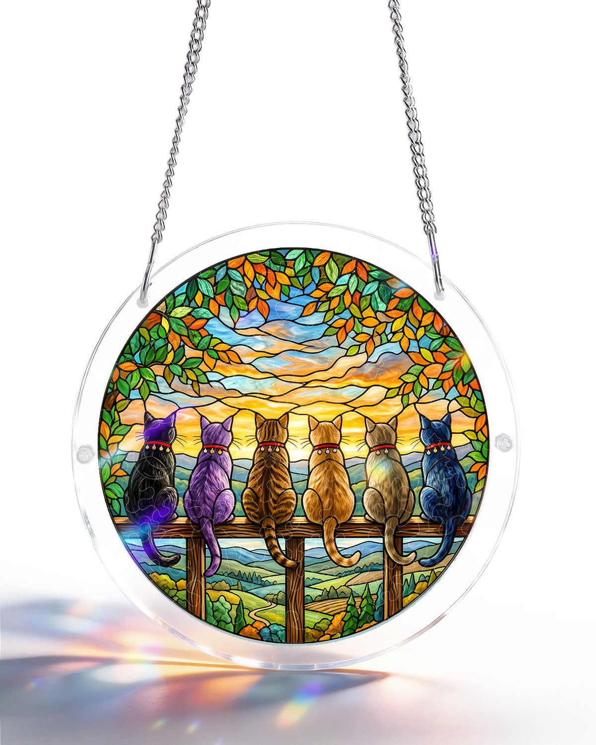 Attrape-soleil puzzle en acrylique - Veilleurs de l’horizon