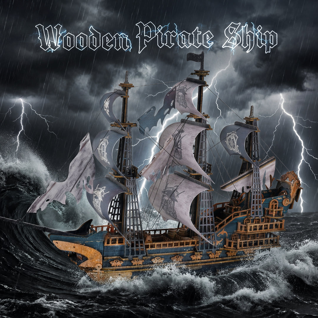 3D Wooden Mechanical Kit - Phantom Sail