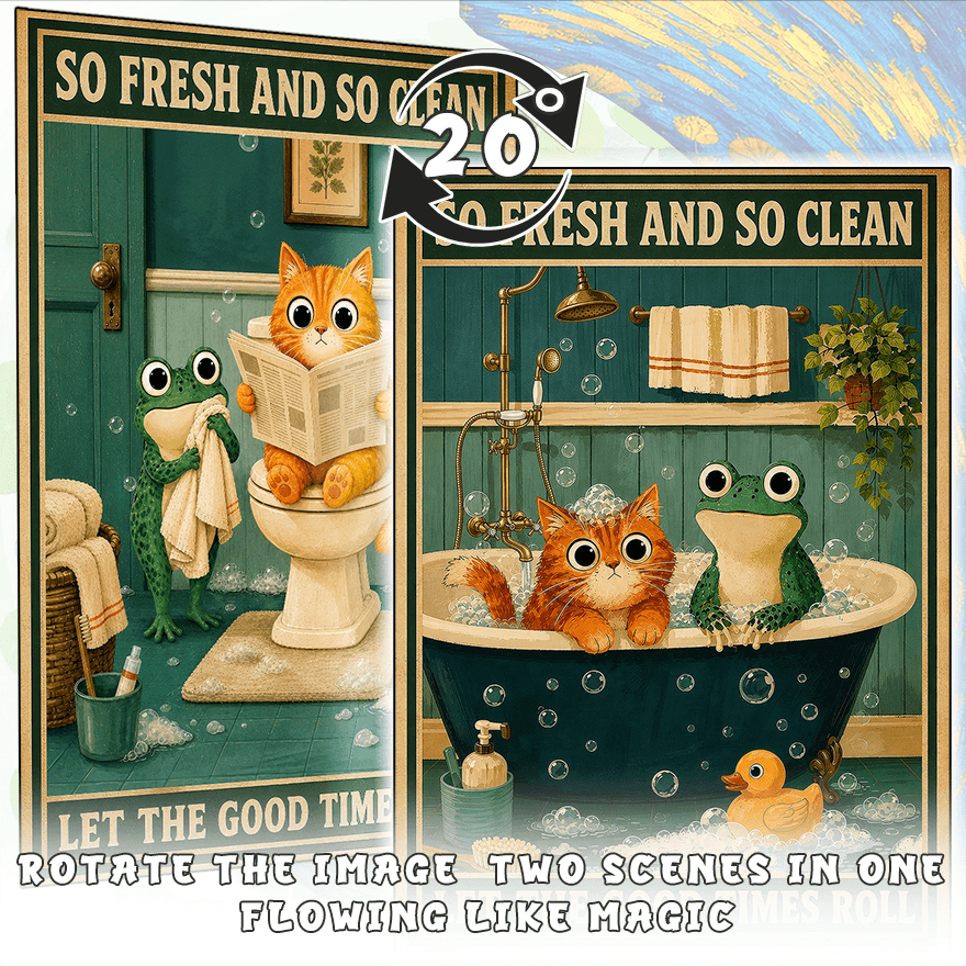 Clean Time - Morphing Lenticular Puzzle